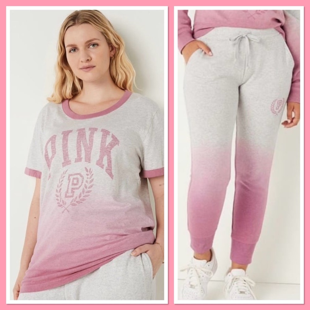 NWT VS PINK DIP DYE SET